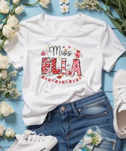 Custom Name Teacher Valentine Shirt Personalized Valentines Gift