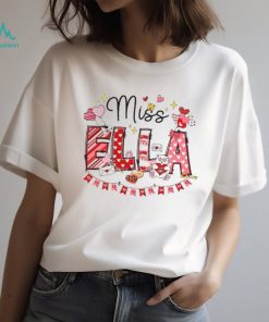 Custom Name Teacher Valentine Shirt Personalized Valentines Gift