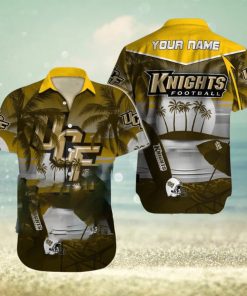 Custom Name UCF Knights NCAA Unique Logo All Over Print Hawaiian Shirt