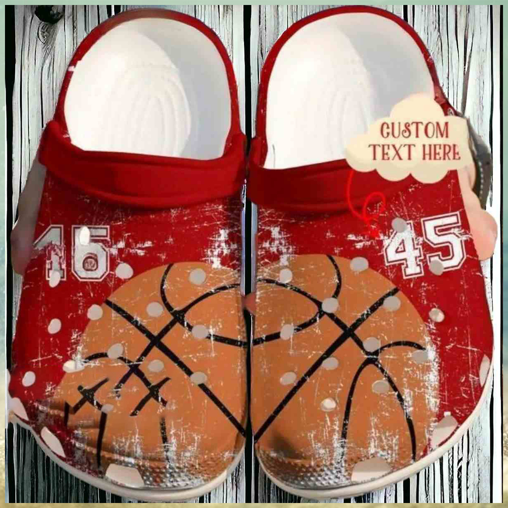Custom Number Basketball Crocs Custom Number Basketball Crocs