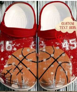 Custom Number Basketball Crocs