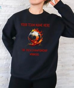 Custom Soccer Team Championship Shirts, Custom 2024 Soccer Team Champion Shirt