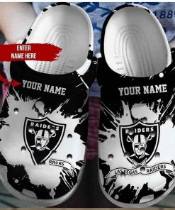Customized Las Vegas Raiders Crocs