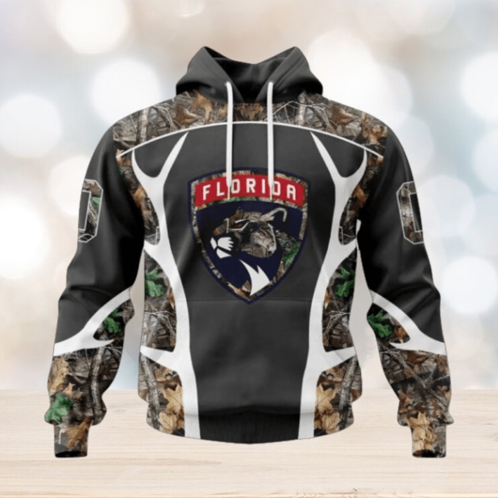 Customized NHL Florida Panthers Hoodie Special Camo Hunting Design Hoodie Customized NHL Florida Panthers Hoodie Special Camo Hunting Design Hoodie