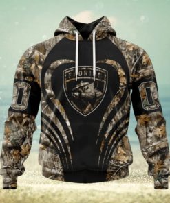Customized NHL Florida Panthers Hoodie Special Camo Hunting Hoodie