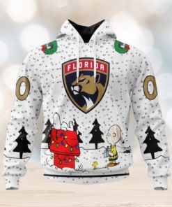 Customized NHL Florida Panthers Hoodie Special Peanuts Design Hoodie
