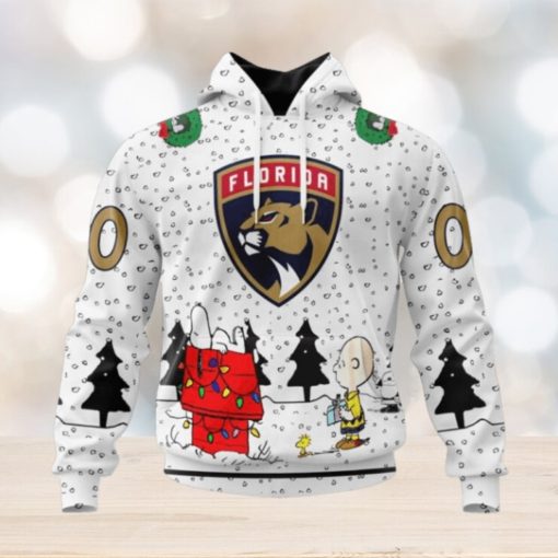 Customized NHL Florida Panthers Hoodie Special Peanuts Design Hoodie