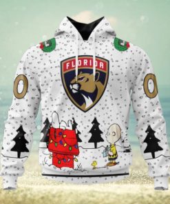 Customized NHL Florida Panthers Hoodie Special Peanuts Design Hoodie