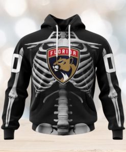 Customized NHL Florida Panthers Hoodie Special Skeleton Costume For Hoodie