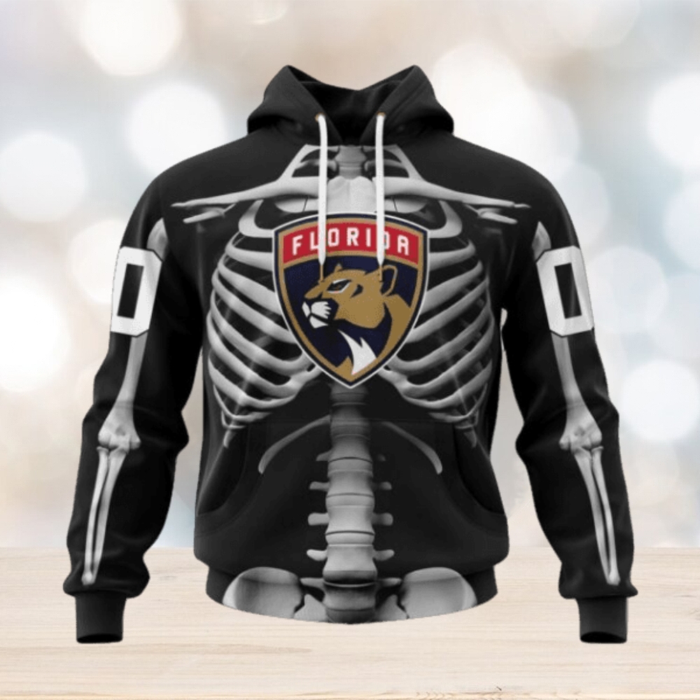 Customized NHL Florida Panthers Hoodie Special Skeleton Costume For Hoodie Customized NHL Florida Panthers Hoodie Special Skeleton Costume For Hoodie