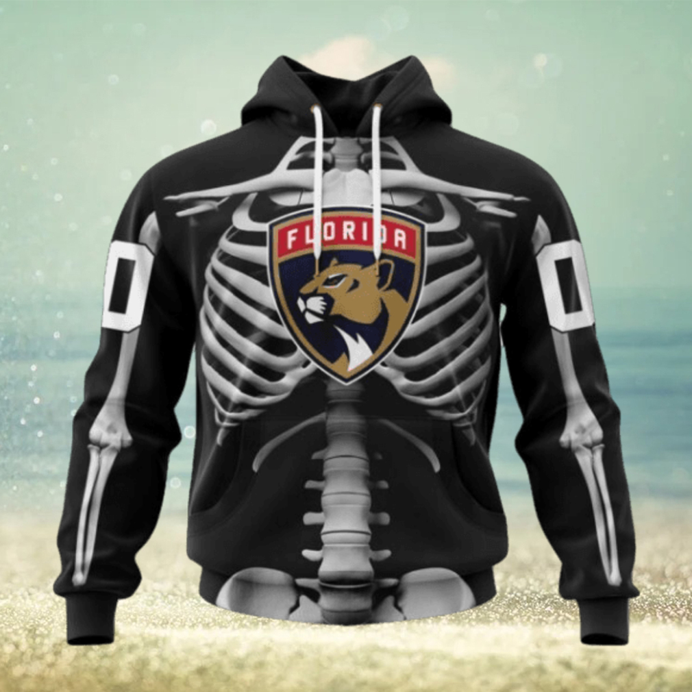 Customized NHL Florida Panthers Hoodie Special Skeleton Costume For Hoodie Customized NHL Florida Panthers Hoodie Special Skeleton Costume For Hoodie