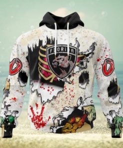 Customized NHL Florida Panthers Hoodie Special Zombie Style For Hoodie
