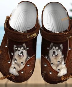 Cute Alaskan Malamute Dog Lover Puppy Crocs Perfect Gift