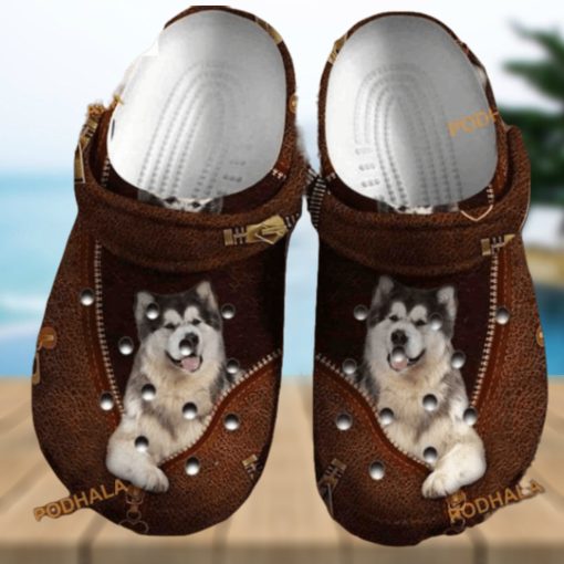 Cute Alaskan Malamute Dog Lover Puppy Crocs Perfect Gift