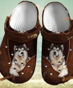 Cute Alaskan Malamute Dog Lover Puppy Crocs Perfect Gift