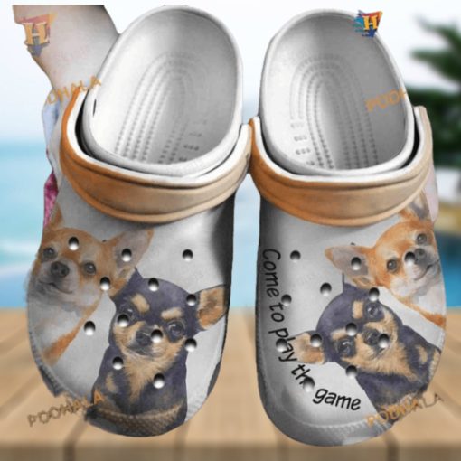 Cute Chihuahua Crocs Classic Clogs Shoes for Chihuahua Fans