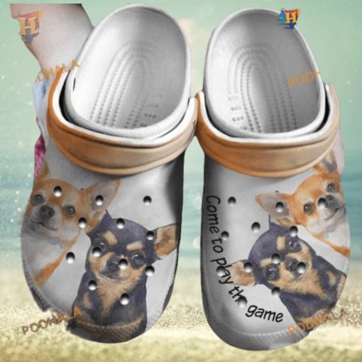 Cute Chihuahua Crocs Classic Clogs Shoes for Chihuahua Fans