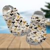 Custom Name German Shepherd Floral Dog Crocs for Moms