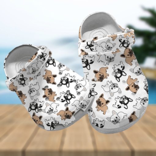 Cute French Bulldog Crocs Classic Clogs for Bulldog Fans