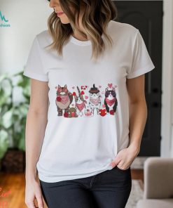 Cute cats family valentines day 2024 shirt