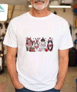 Cute cats family valentines day 2024 shirt