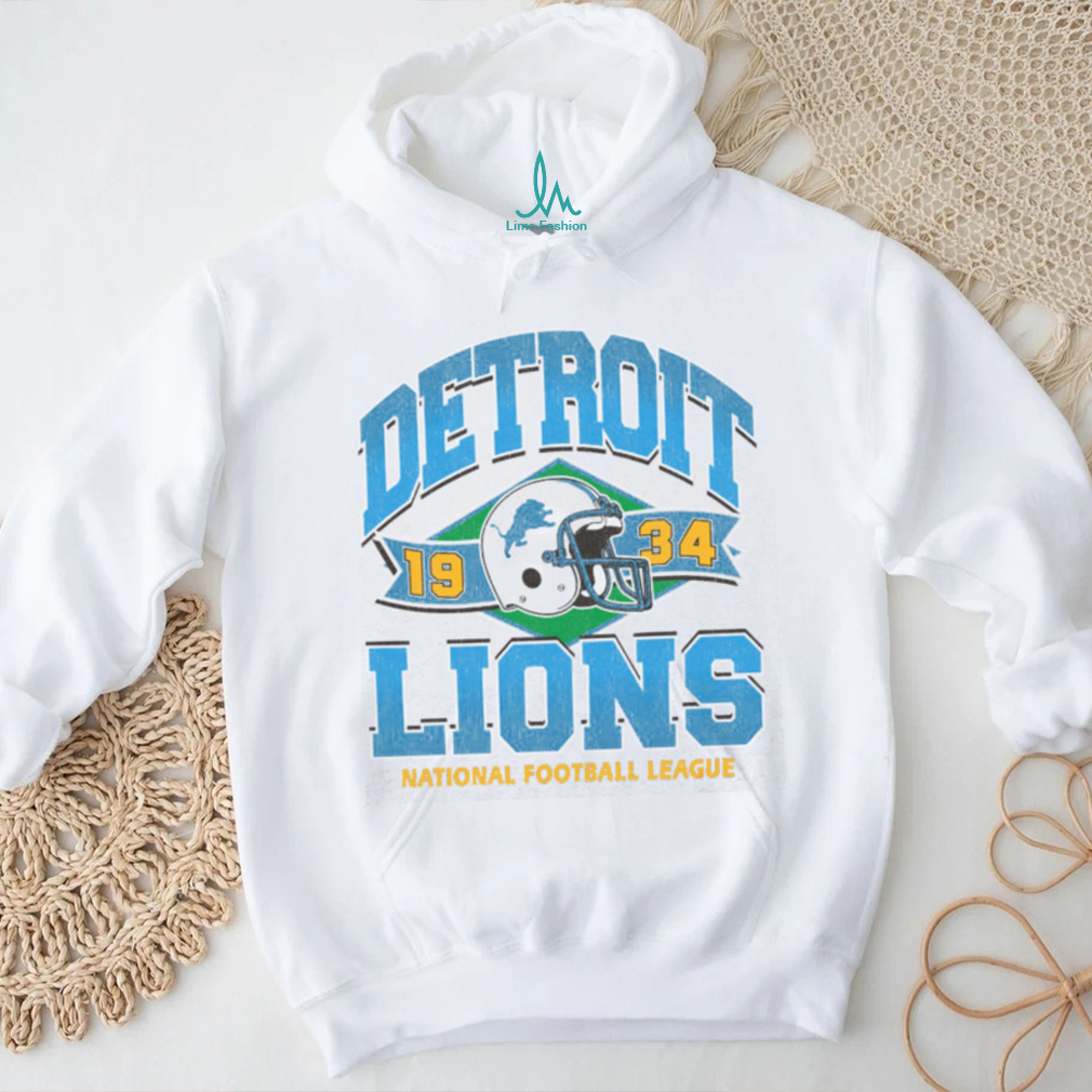 DETROIT LIONS HISTORIC LOCKER '47 VINTAGE TUBULAR TEE shirt DETROIT LIONS HISTORIC LOCKER '47 VINTAGE TUBULAR TEE shirt