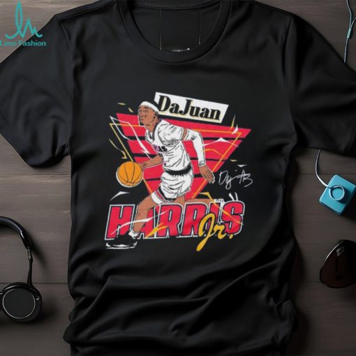 DaJuan Harris Jr Kansas Jayhawks 2023 2024 Caricature shirt