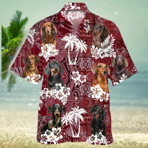 Dachshund Hawaiian Shirt Dog Aloha Shirt For Men Women Beach