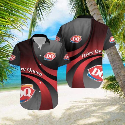 Dairy Queen Island Logo 3D Hawaiian Shirt For Men And Women