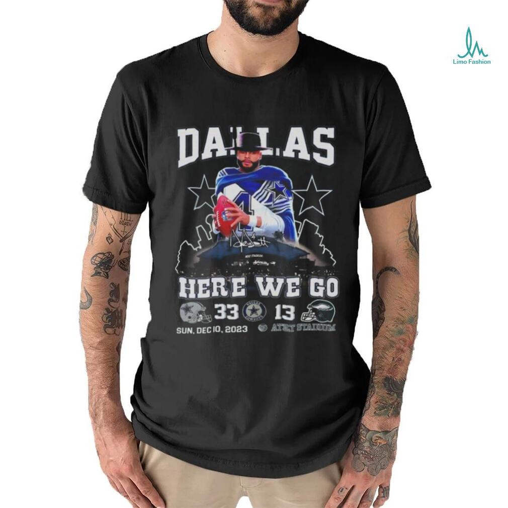 Dak Prescott Dallas Cowboys Here We Go 33 13 Helmet shirt Dak Prescott Dallas Cowboys Here We Go 33 13 Helmet shirt