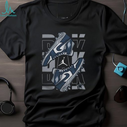 Dak Prescott Dallas Cowboys Jordan Brand Youth Repeat Sneaker Graphic T Shirt