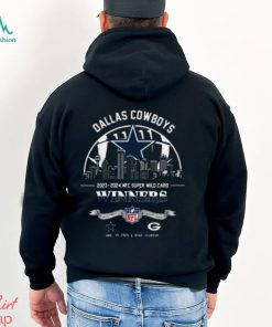 Dallas Cowboys 2023 2024 NFC Super Wild Card Winners Skyline NFL Playoffs Divisional January 14 2024 At AT&T Stadium T Shirt