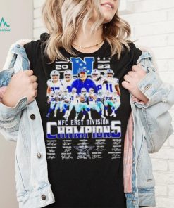 Dallas Cowboys 2023 NFC East Division Champions signatures shirt, hoodie, sweater, long sleeve and tank top Dallas Cowboys 2023 NFC East Division Champions signatures shirt