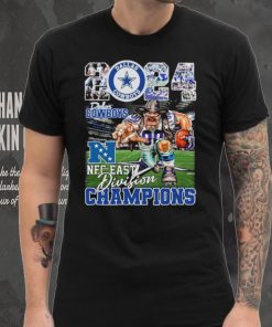 Dallas Cowboys 2024 NFC East Division Champions Mascot Shirt