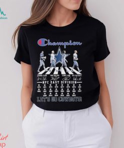 Dallas Cowboys Champions Let’s Go Cowboys Abbey road signatures shirt, hoodie, sweater, long sleeve and tank top Dallas Cowboys Champions Let’s Go Cowboys Abbey road signatures shirt