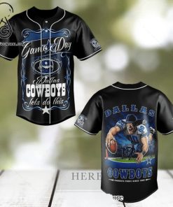 Dallas Cowboys Classic All Over Printed Baseball Jersey