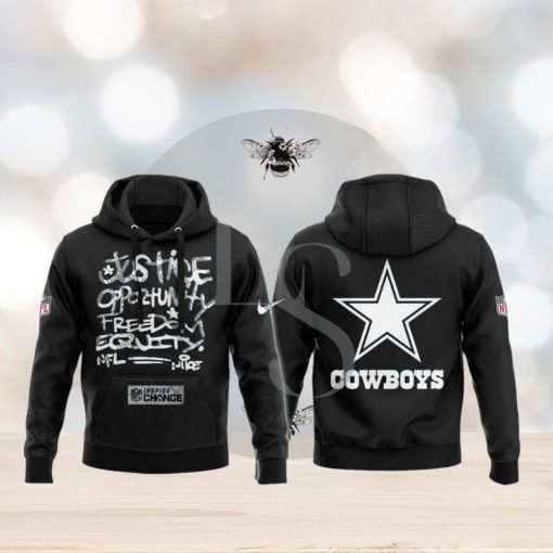 Dallas Cowboys NFL Justice Opportunity Equity Freedom Hoodie 3D