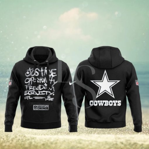 Dallas Cowboys NFL Justice Opportunity Equity Freedom Hoodie 3D