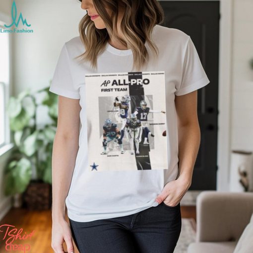 Dallas Cowboys NFL Season 2023 Associated Press All Pro First Team Poster Unisex T Shirt