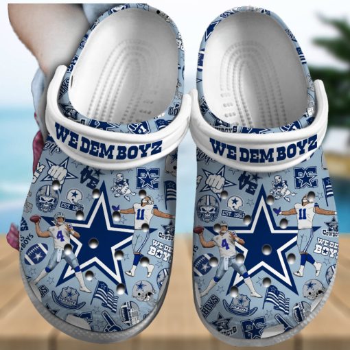 Dallas Cowboys NFL Sport Crocs Crocband Clogs Shoes Comfortable For Men Women and Kids – Footwearelite Exclusive