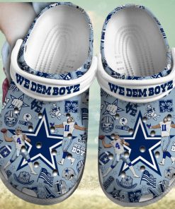 Dallas Cowboys NFL Sport Crocs Crocband Clogs Shoes Comfortable For Men Women and Kids – Footwearelite Exclusive