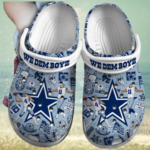 Dallas Cowboys NFL Sport Crocs Crocband Clogs Shoes Comfortable For Men Women and Kids – Footwearelite Exclusive