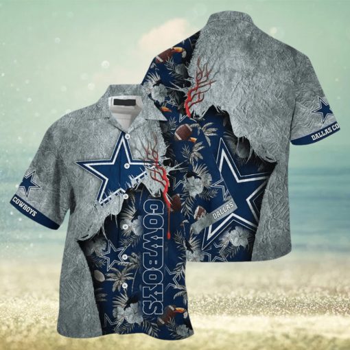 Dallas Cowboys Nfl Hawaiian SAS Tropical Print Sumer Best Gift For Fans
