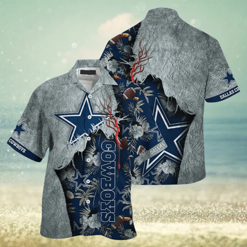 Dallas Cowboys Nfl Hawaiian SAS Tropical Print Sumer Best Gift For Fans Dallas Cowboys Nfl Hawaiian SAS Tropical Print Sumer Best Gift For Fans