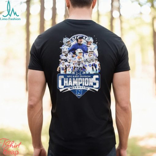 Dallas Cowboys Team 2024 NFC EAST Division Champions Unisex T Shirt