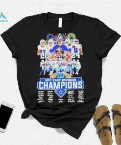 Dallas Cowboys Team player 2024 NFC East Division Champions signature Shirt, hoodie, sweater, long sleeve and tank top Dallas Cowboys Team player 2024 NFC East Division Champions signature Shirt