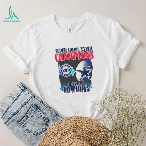 Dallas Cowboys White Super Bowl XXVIII shirt