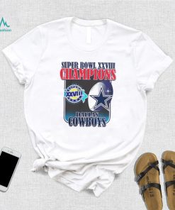 Dallas Cowboys White Super Bowl XXVIII shirt