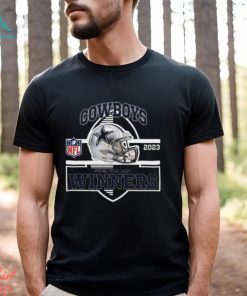 Dallas Cowboys Winners Champions 2023 Super Wild Card NFL Divisional Helmet Logo T Shirt