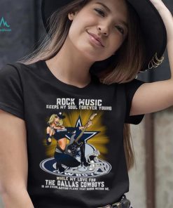 Dallas Cowboys rock music keep my soul forever young shirt